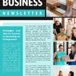 Free Custom Printable Company Newsletter Templates | Canva With Regard To Newsletter Template Sample