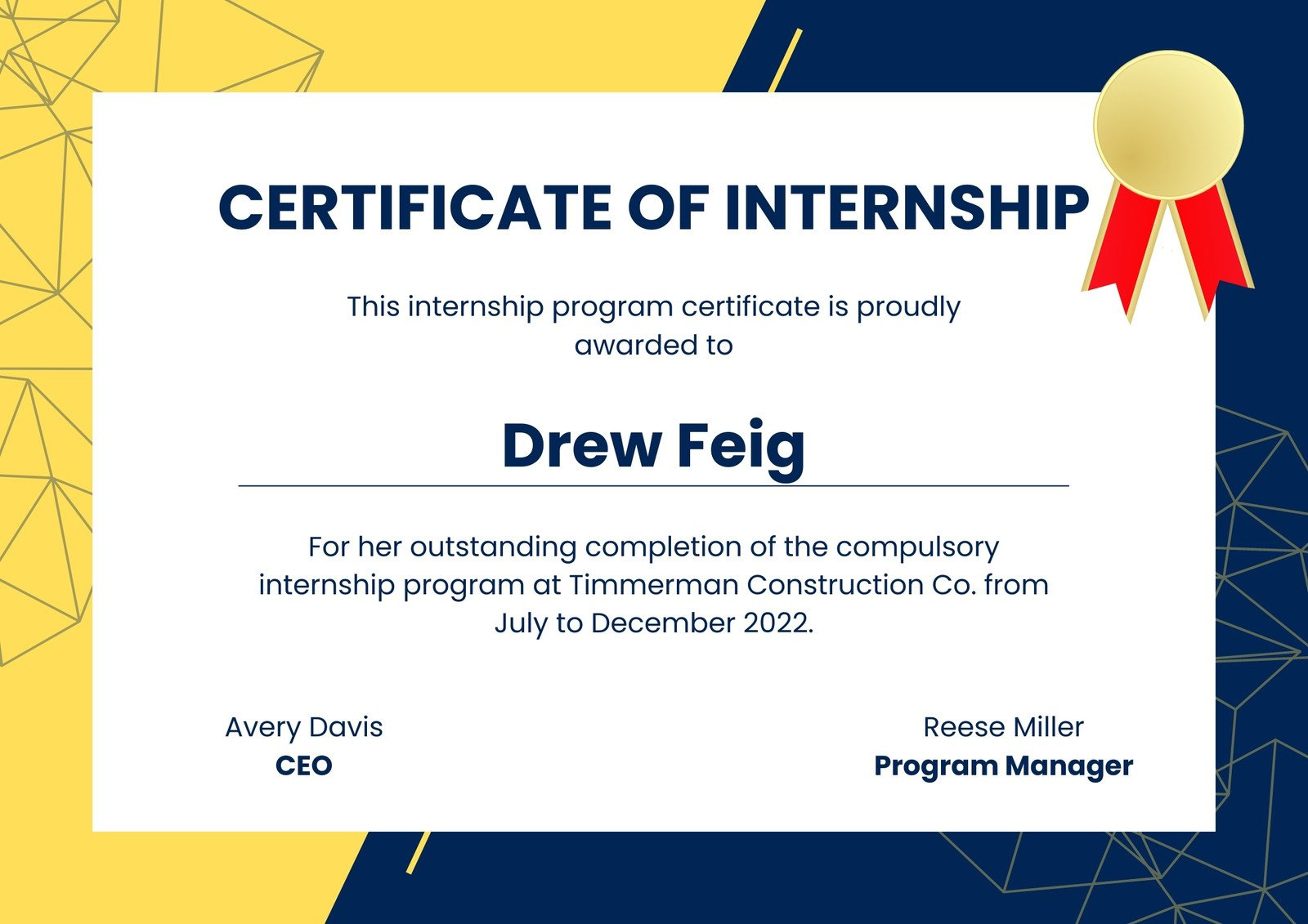 Free Custom Printable Internship Certificate Templates | Canva regarding Internship Sample Templates