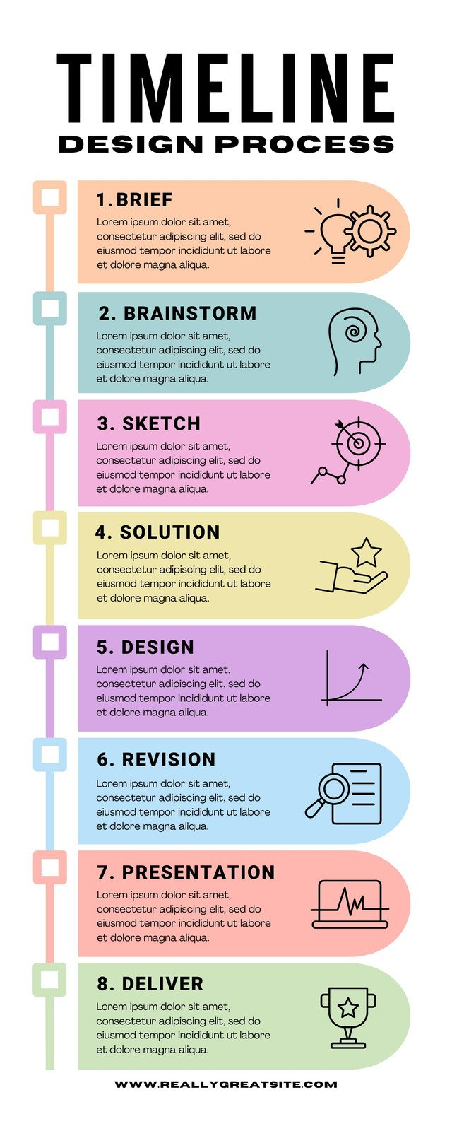 Free Custom Printable Process Infographic Templates | Canva with Infographic Sample Template