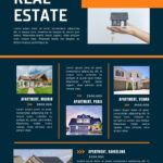 Free Custom Printable Real Estate Newsletter Templates | Canva With Free Newsletter Sample Templates