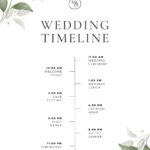 Free, Custom Printable Wedding Program Templates | Canva With Wedding Programs Sample Templates