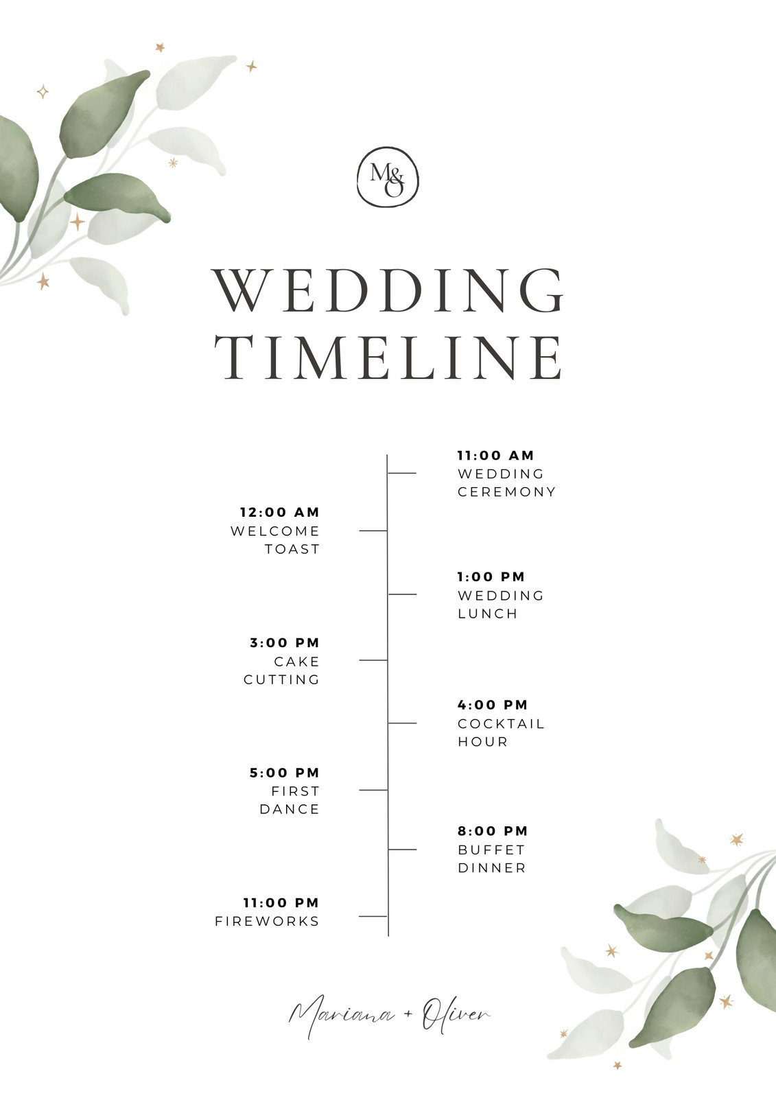 Free, Custom Printable Wedding Program Templates | Canva with Wedding Programs Sample Templates