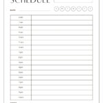 Free Custom Printable Work Schedule Planner Templates | Canva Inside Employee Work Schedule Template Sample