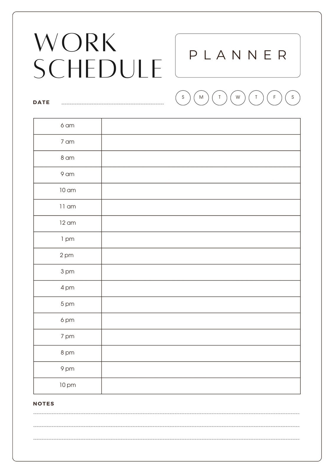 Free Custom Printable Work Schedule Planner Templates | Canva inside Employee Work Schedule Template Sample