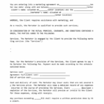 Free Customizable Marketing Agreement Template Intended For Sample Advertising Contract Template