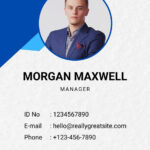 Free, Customizable, Professional Id Card Templates | Canva In Sample Badge Templates