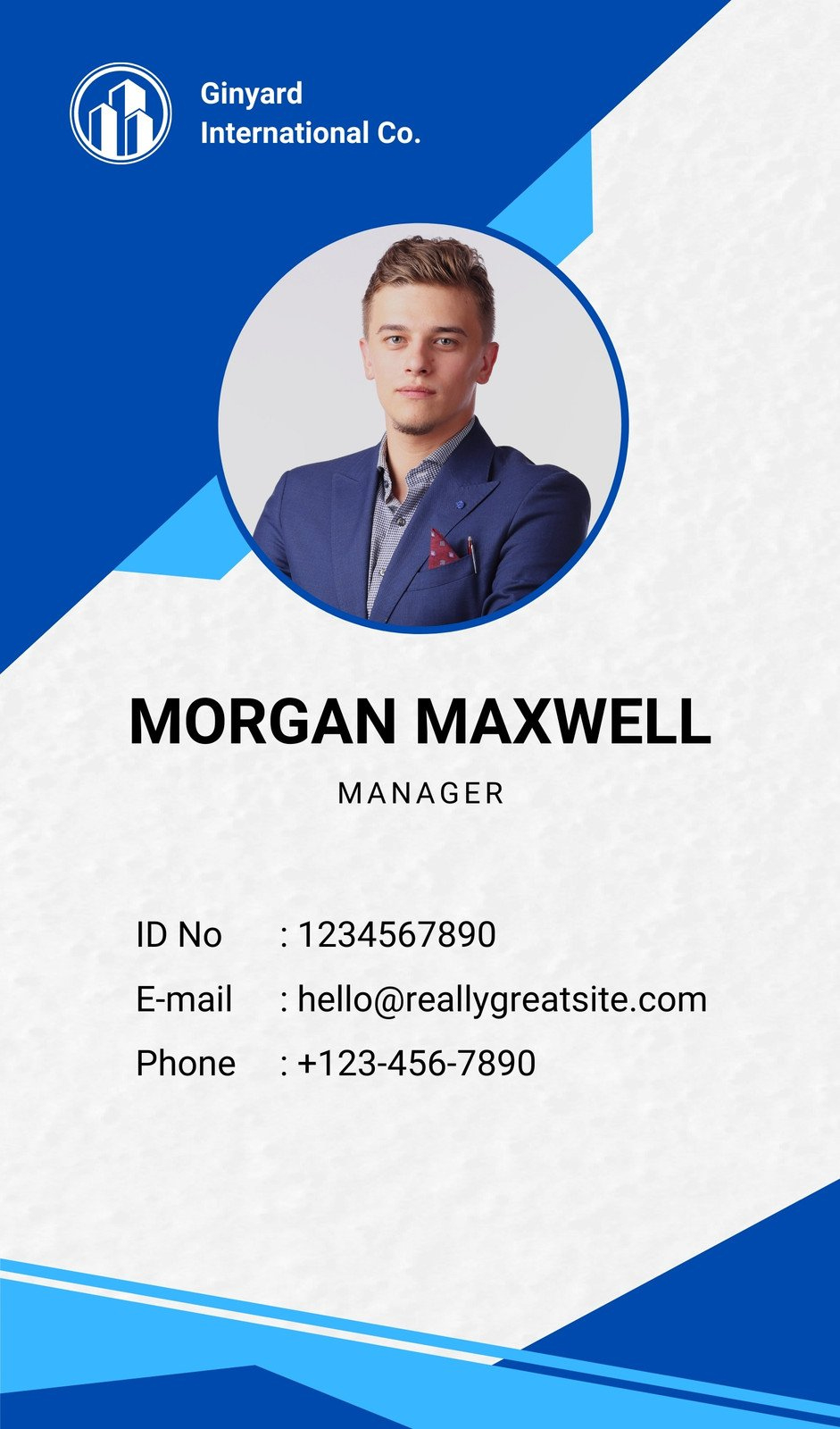 Free, Customizable, Professional Id Card Templates | Canva inside ID Badge Templates Sample