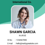 Free, Customizable, Professional Id Card Templates | Canva Pertaining To Id Badge Templates Sample