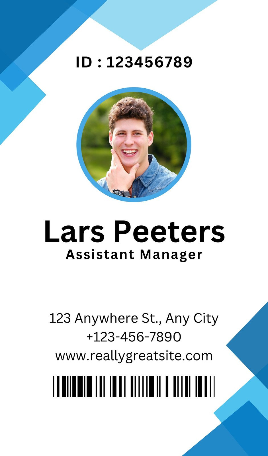 Free, Customizable, Professional Id Card Templates | Canva pertaining to Id Badge Templates Sample