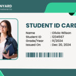 Free, Customizable, Professional Id Card Templates | Canva With Regard To Student ID Card Template Sample