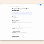 Free Customizable Project Documentation Templates Intended For Documentation Sample Template