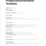 Free Customizable Project Documentation Templates Intended For Documentation Sample Template