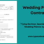 Free Customizable Wedding Planner Contract Templates [Word, Pdf Pertaining To Wedding Planner Contract Sample Template