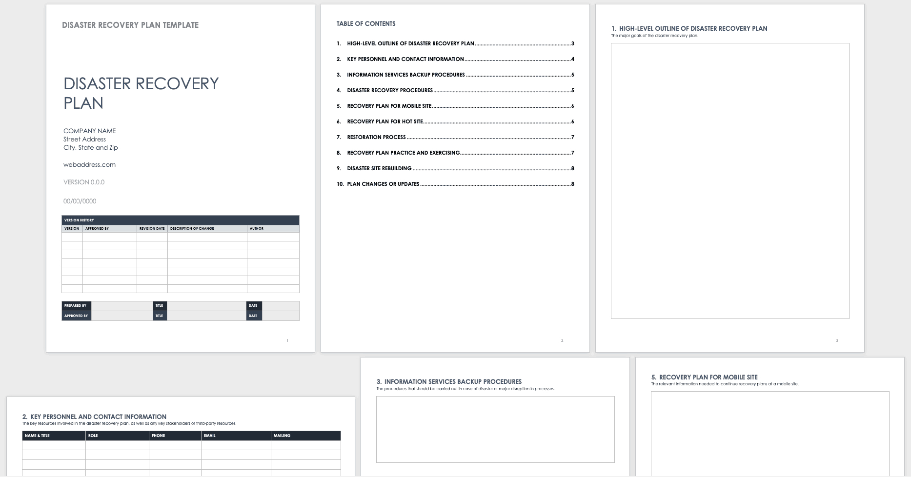 Free Disaster Recovery Plan Templates | Smartsheet within Disaster Recovery Plan Template Sample