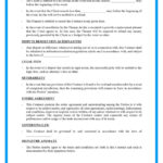 Free Downloadable Event Planning Contract Template In Event Planner Contract Sample Template