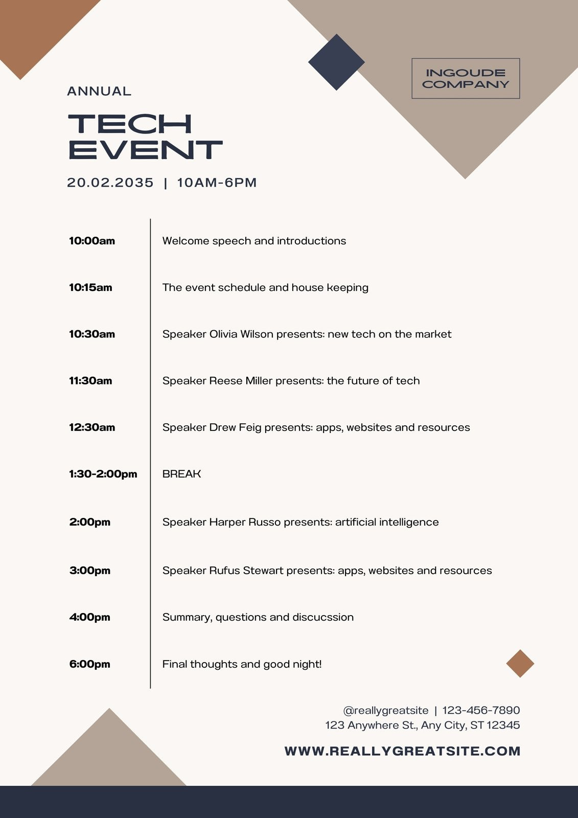 Free Editable And Printable Event Program Templates | Canva pertaining to Event Program Sample Template