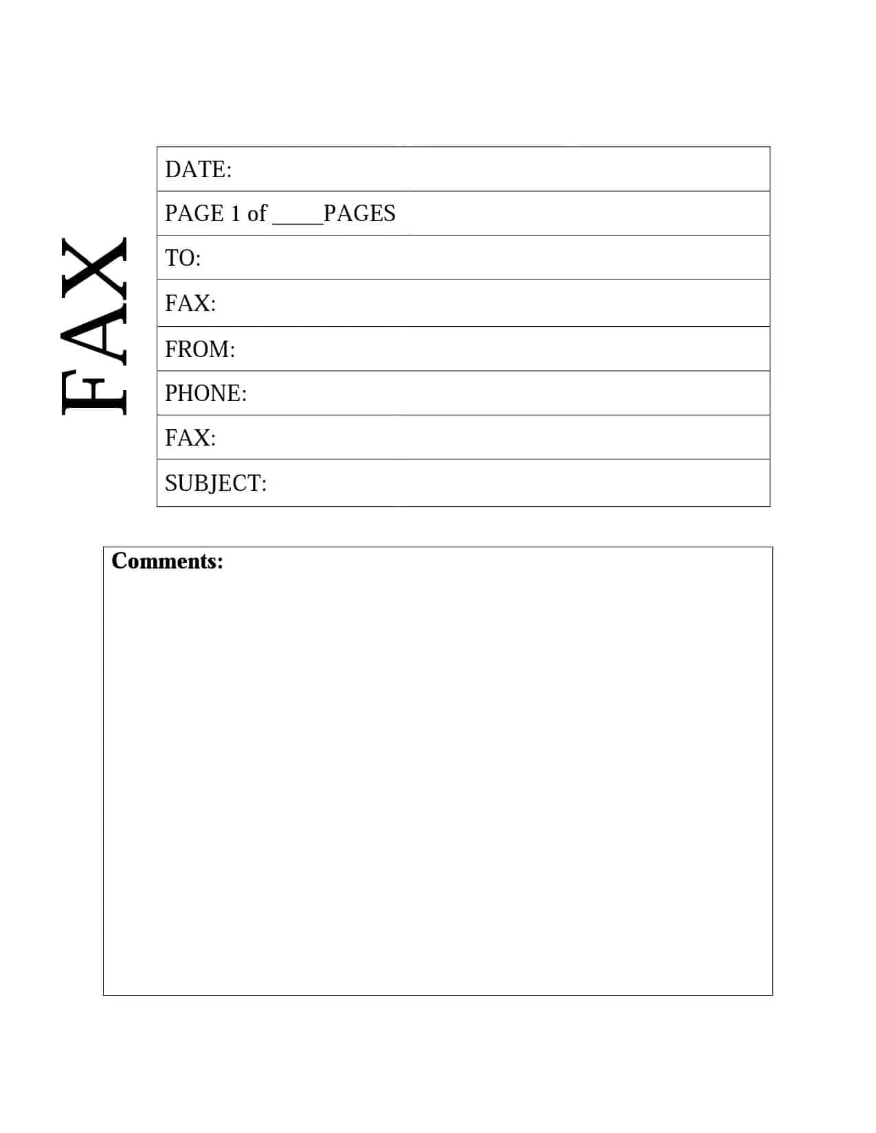 Free Editable Fax Cover Sheet Template | Word-Pdf-Excel-Image throughout Sample Fax Cover Sheet Template