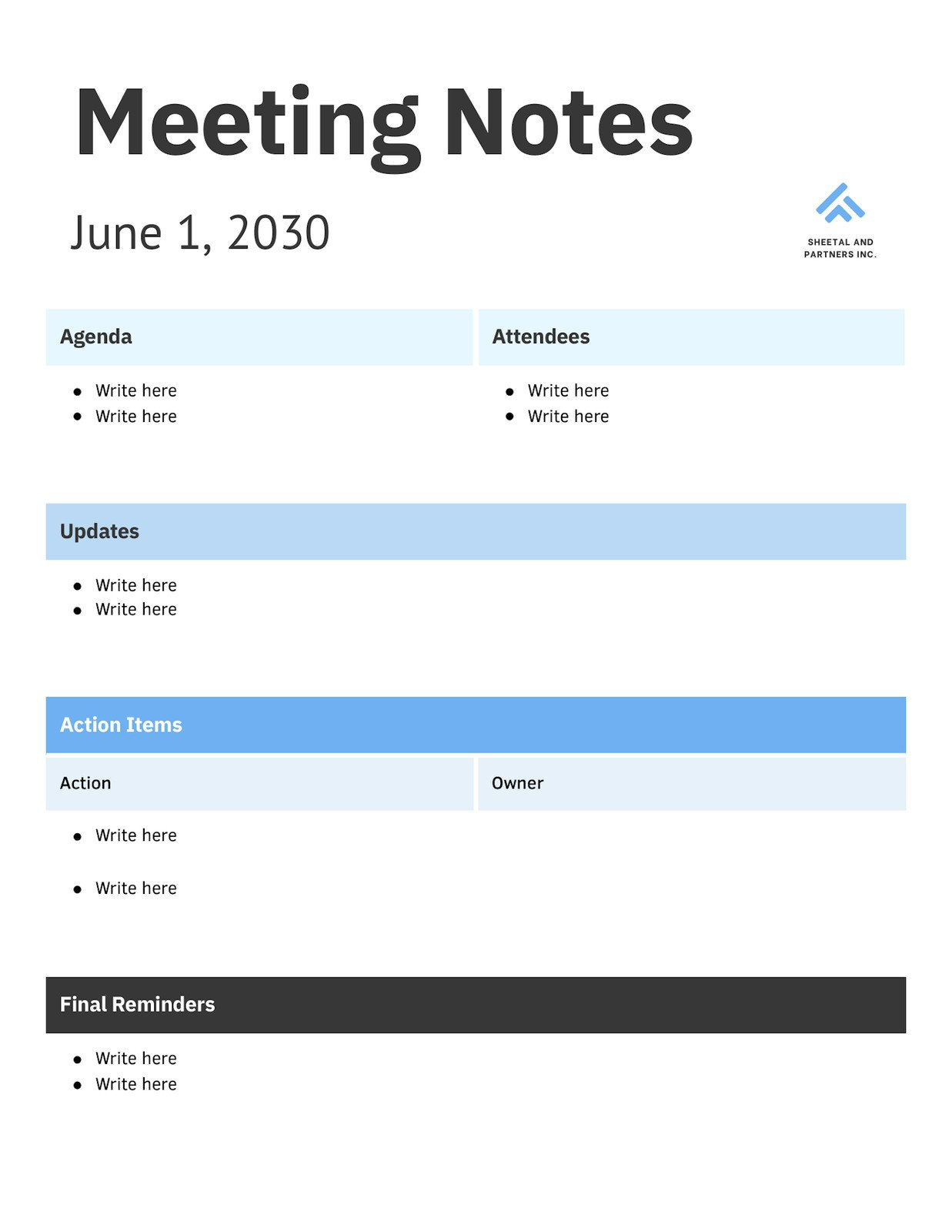 Free, Editable, Printable Meeting Minutes Templates | Canva pertaining to Meeting Notes Template Sample