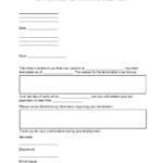 Free Employee Termination Letter | Pdf | Word Pertaining To Separation Letter From Employer Sample Template