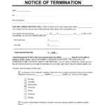 Free Eviction Notice Templates | Pdf & Word Pertaining To Eviction Notice Sample Template