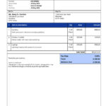 Free Excel Invoice Template | Customizable & Efficient | Zoho Invoice For Invoice Templates Samples