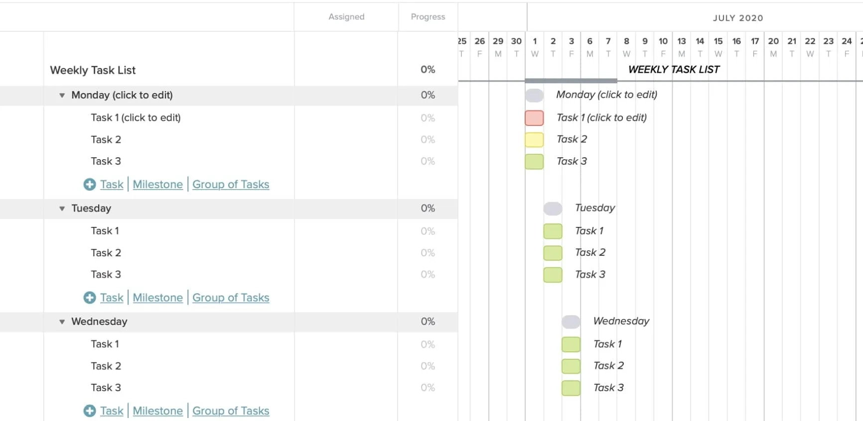 Free Excel Task Tracker Template &amp;amp; To-Do List | Teamgantt in Project Task List Sample Template