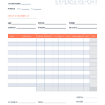 Free Expense Report Template For Word | Excel | Pdf | Google Inside Expense Report Template Sample