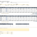 Free Expense Report Templates | Smartsheet Intended For Expense Sheet Template Sample