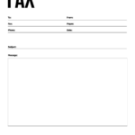 Free Fax Cover Sheets | Faxburner In Fax Cover Sample Template