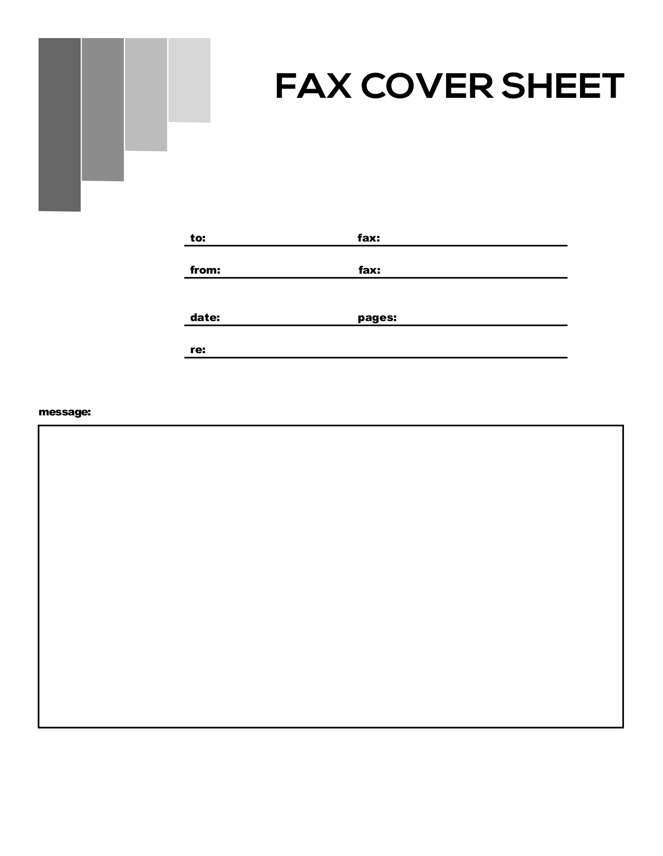 Free Fax Cover Sheets | Faxburner intended for Sample Fax Cover Sheet Template