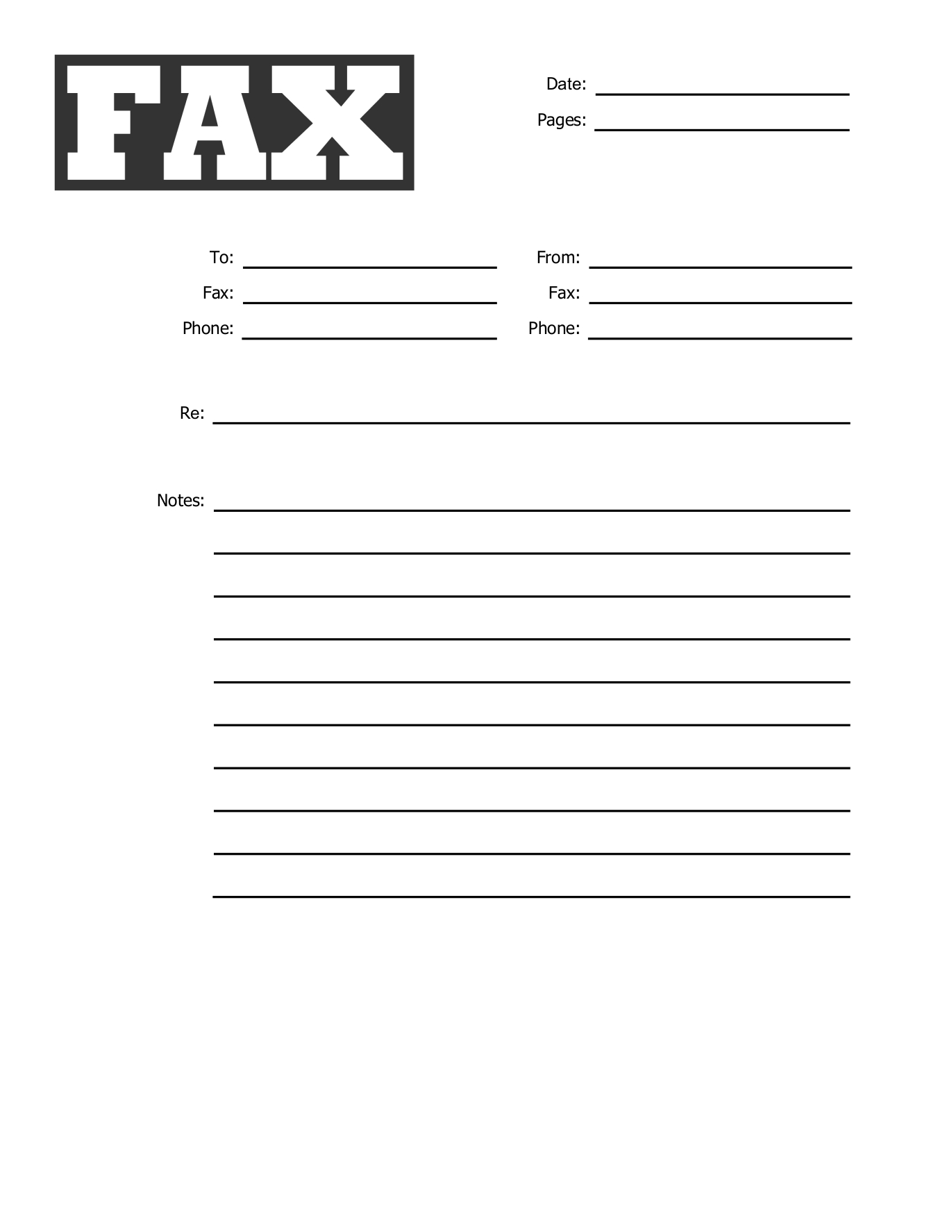 Free Fax Cover Sheets | Faxburner pertaining to Sample Fax Cover Sheet Template