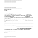 Free Financial Hardship Letters – Samples   Pdf | Word – Eforms Inside Timeshare Owner Medical Hardship Template Sample