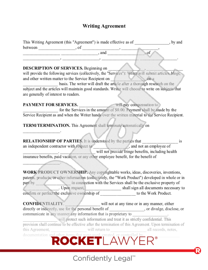 Freelance Contract Sample Template