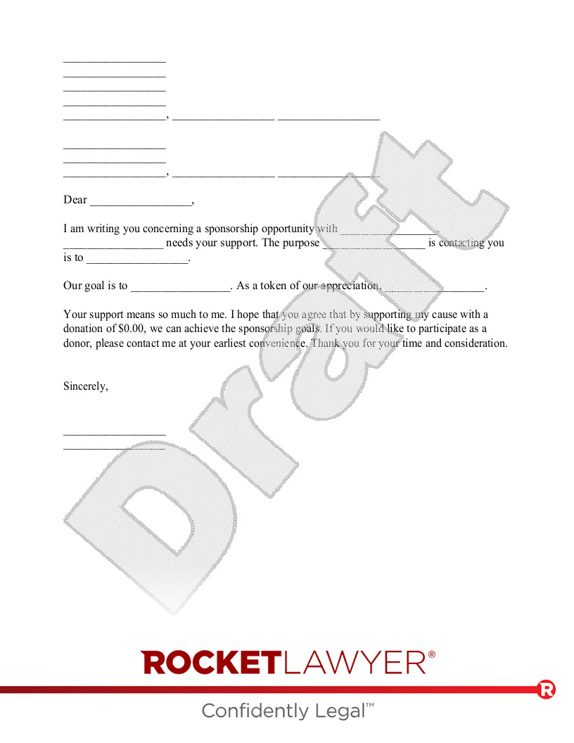 Free Fundraising Letter | Free To Print, Save &amp;amp; Download inside Fundraising Letter Template Sample