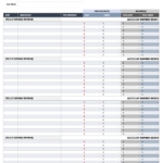 Free General Ledger Templates | Smartsheet For Bookkeeping Sample Template