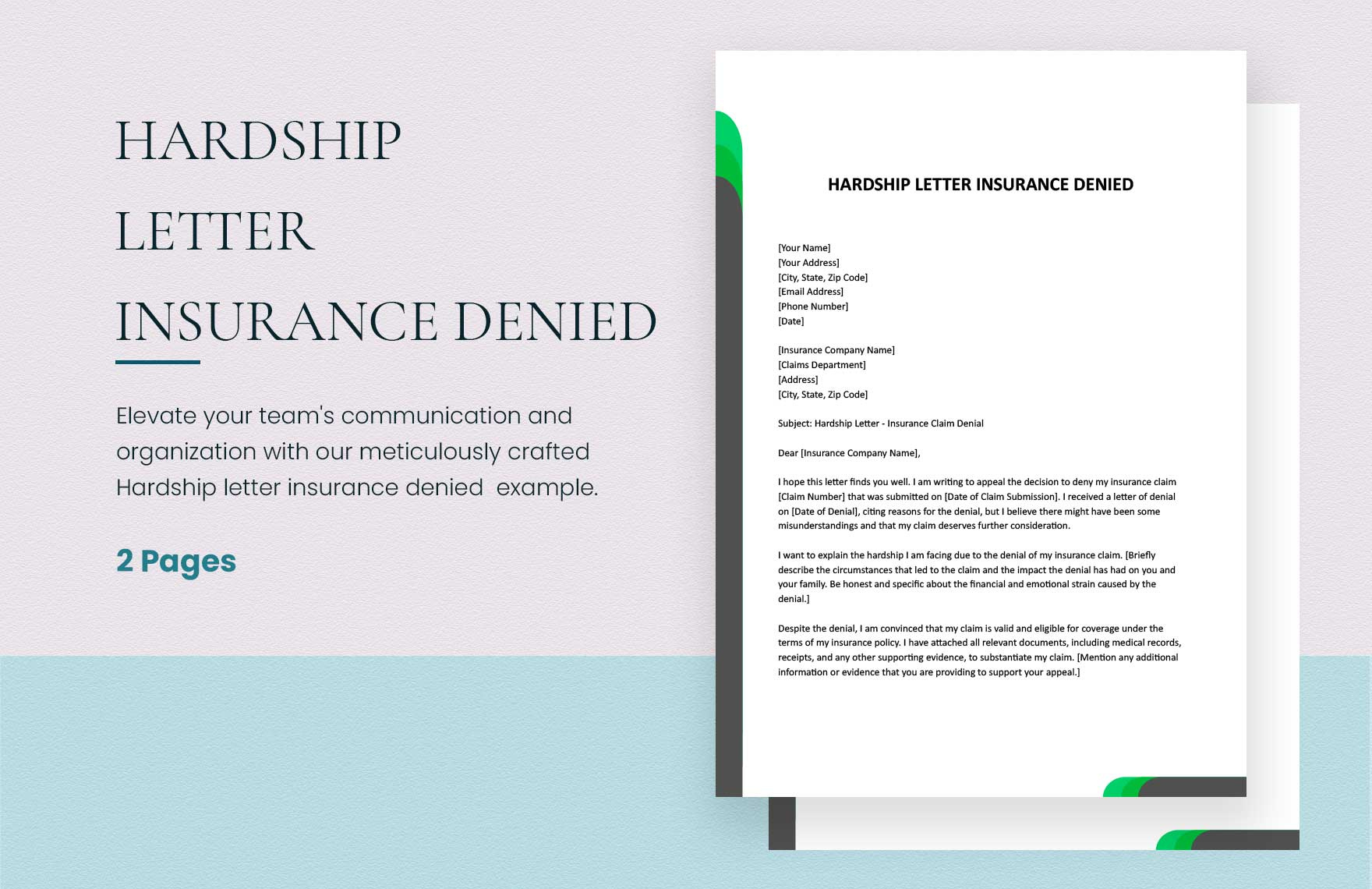 Free Hardship Letter Templates - Download In Word, Google Docs pertaining to Hardship Letter Template Sample