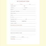 Free Hr Complaint Templates   Download In Word, Google Docs, Pdf With Regard To HR Forms Sample Templates