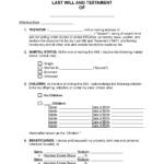 Free Illinois Last Will And Testament Template | Pdf | Word Regarding Illinois Sample Will Template