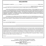 Free Illinois Living Will Form | Declaration Template   Pdf – Eforms Pertaining To Illinois Sample Will Template