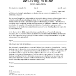 Free Illinois Living Will Form | Pdf Pertaining To Illinois Sample Will Template