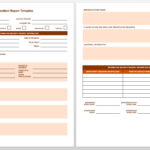 Free Incident Report Templates & Forms | Smartsheet Pertaining To Incident Report Form Sample Templates