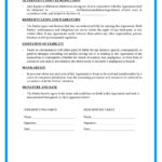 Free Indemnification Agreement Sample Pertaining To Indemnity Letter Template Sample