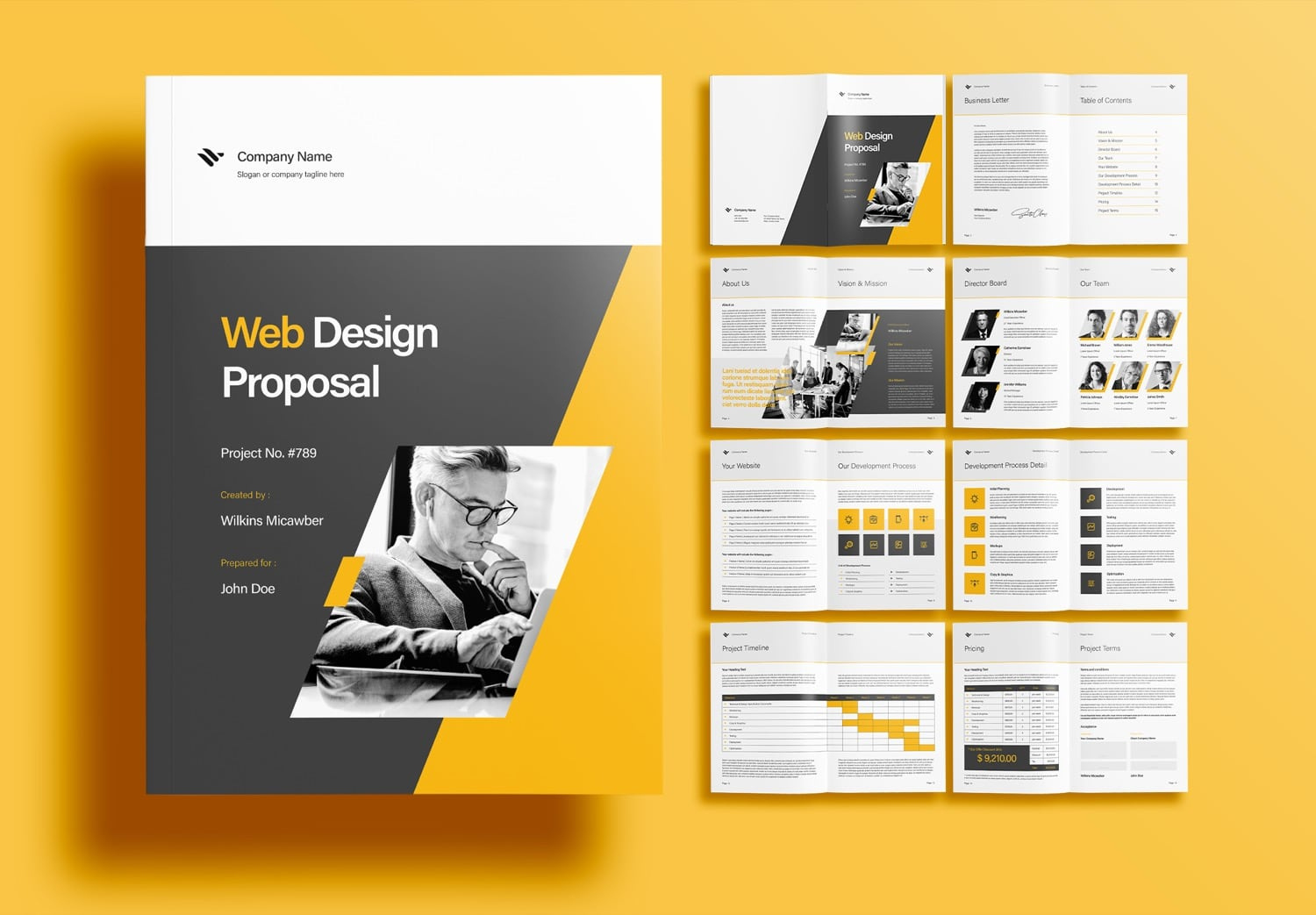 Free Indesign Business Proposal Template in Indesign Sample Templates