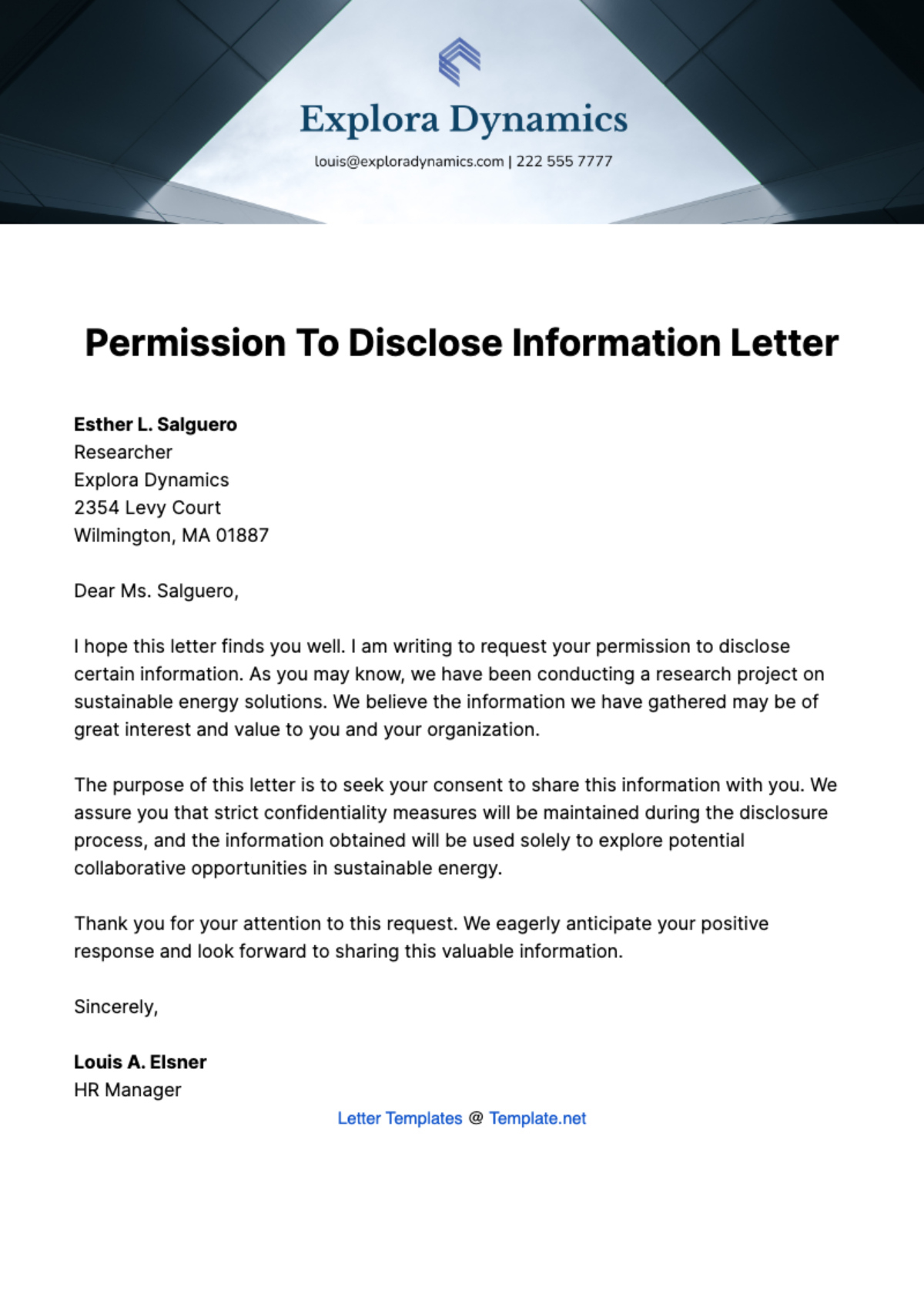 Free Information Letter Templates &amp;amp; Examples - Edit Online inside Informative Letter Sample Template