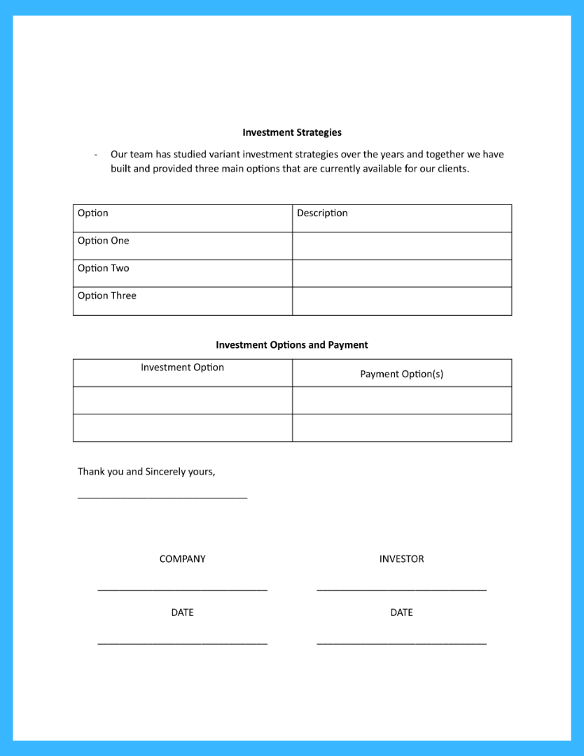 Free Investment Proposal Template To Win More Clients in Investment Proposal Template Sample