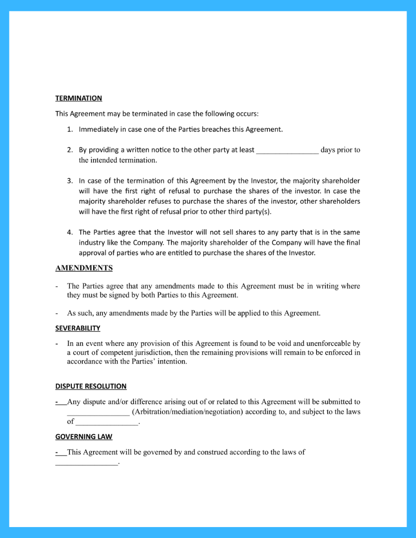 Free Investor Agreement Template To Win More Clients intended for Investor Contract Sample Template