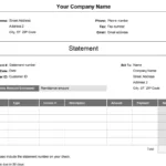 Free Invoice Template | Microsoft Create For Sample Billing Statement Template