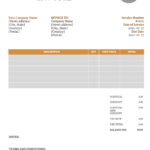 Free Invoice Templates Download   All Formats And Industries For Invoice Templates Sample Free