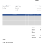 Free Invoice Templates Download   All Formats And Industries For Sample Billing Invoice Template