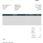 Free Invoice Templates Download   All Formats And Industries In Free Invoice Sample Template